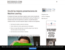 Tablet Screenshot of decodigo.com